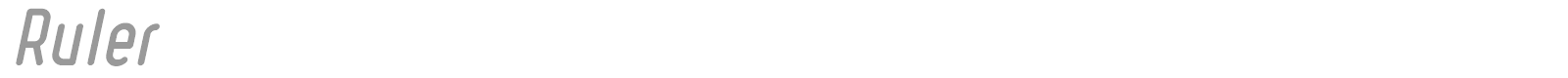 Ruler font preview
